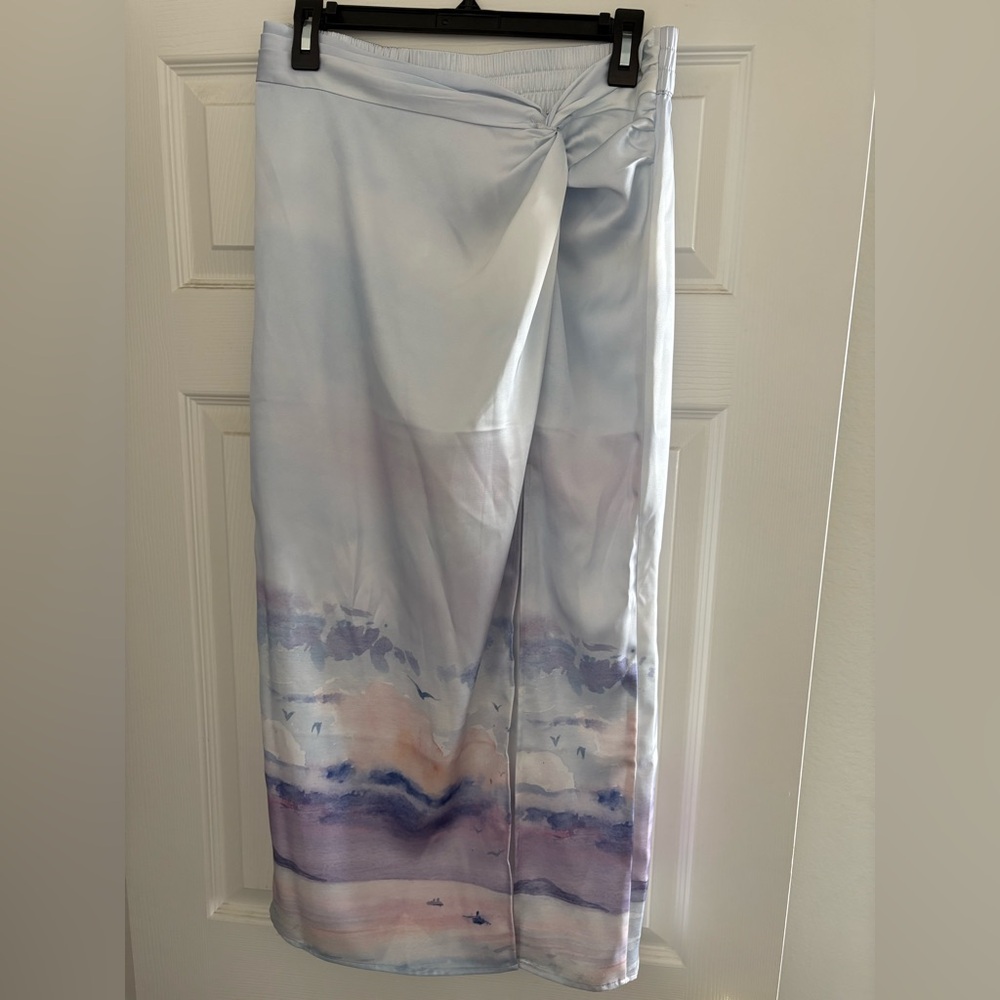 Rachael Zoe SZ M Early Morning at the Seashore Skirt